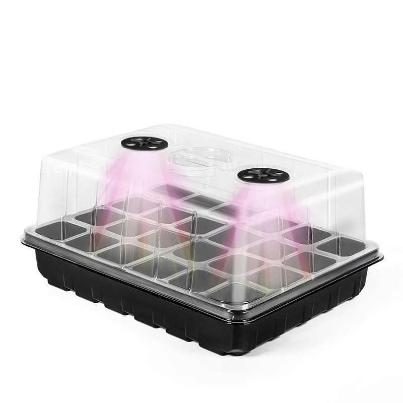 Seed Starter Tray Kit With Grow Light - Plant Seed Starter Kit with Grow