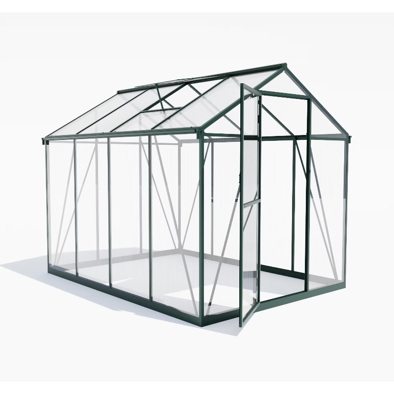 Polycarbonate Greenhouse Aluminum Frame - Villa Patio Home Aluminum Polycarbonate Greenhouse