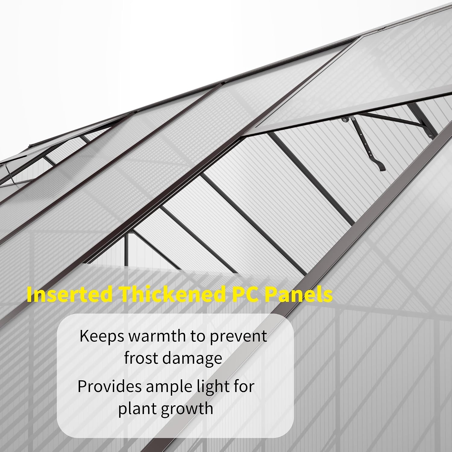 Walk-in Greenhouse Polycarbona - огляд і ціна Polycarbonate Greenhouse Aluminum Frame