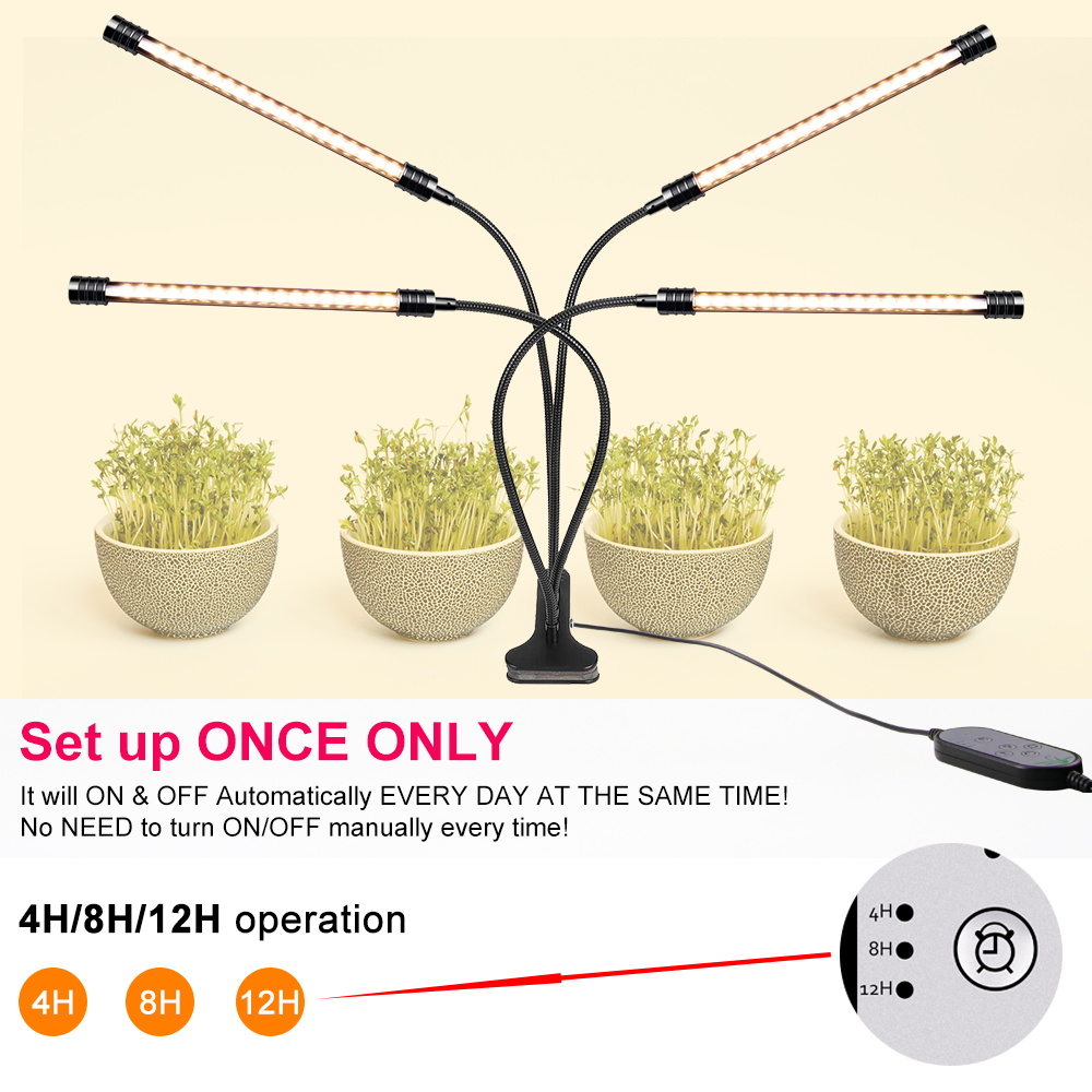 LED Phyto Grow Light Full Spec - огляд і ціна Seed Starter Tray Kit With Grow Light
