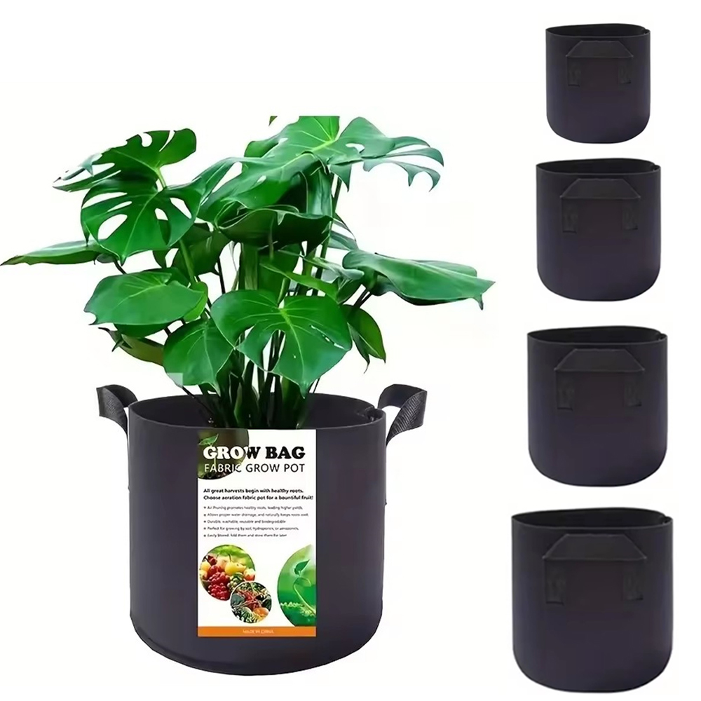 Vegetable/Flower/Plant Grow Ba - огляд і ціна Plant Nursery Grow Bags Fabric 5 Gallon