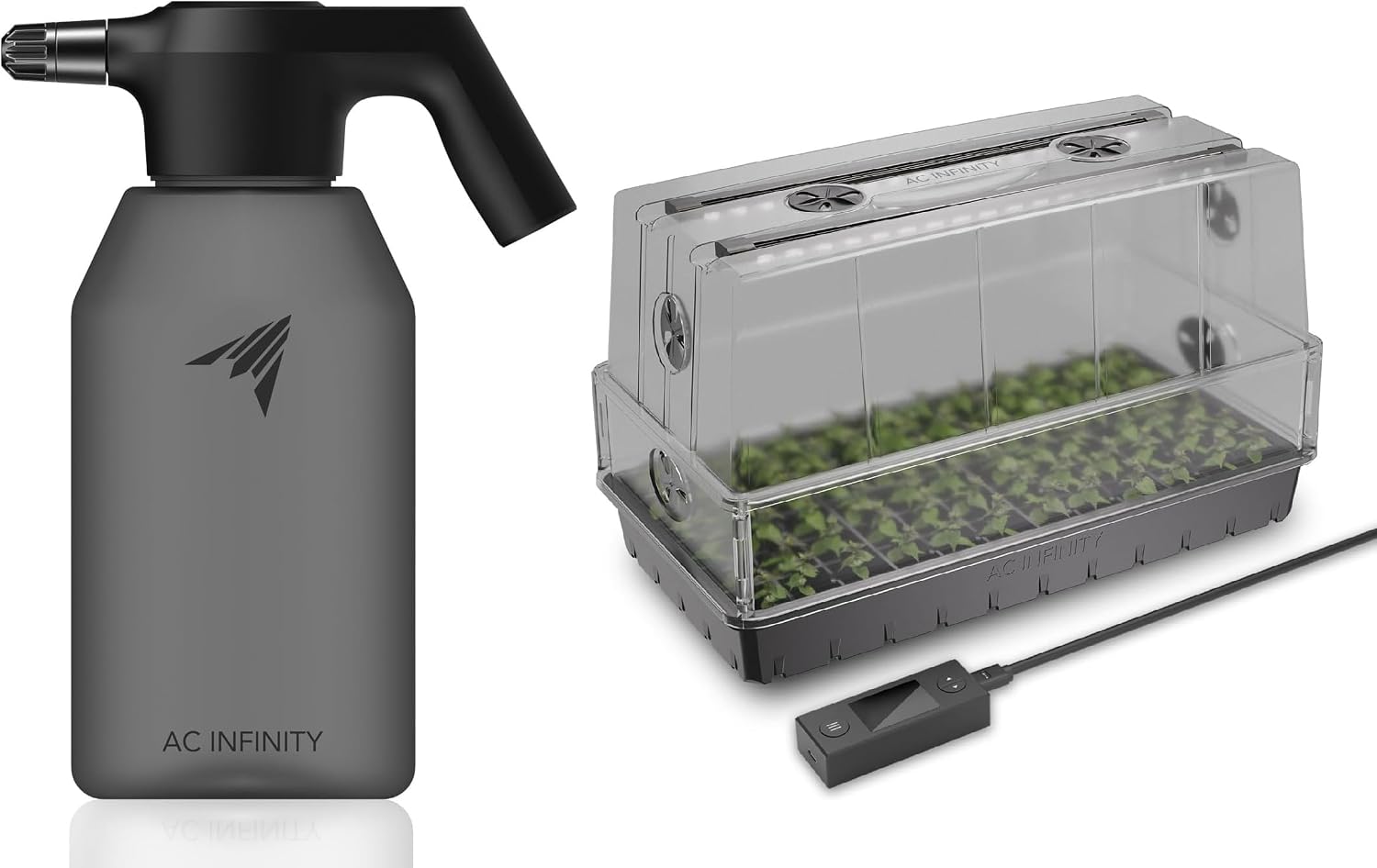 Automatic Sprayer & 6x12 Seed  - огляд і ціна Seed Starter Tray Kit With Grow Light