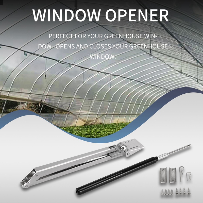 Automatic Aluminum Alloy Green - огляд і ціна Automatic Greenhouse Roof Vent Opener Solar