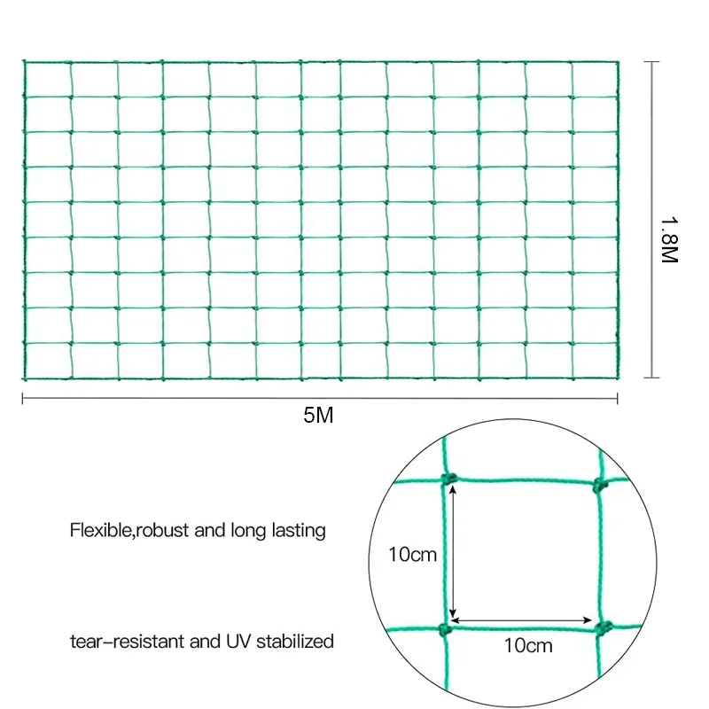 1-2Pcs Heavy Duty Polyester Tr - огляд і ціна Plant Support Trellis Netting Climbing