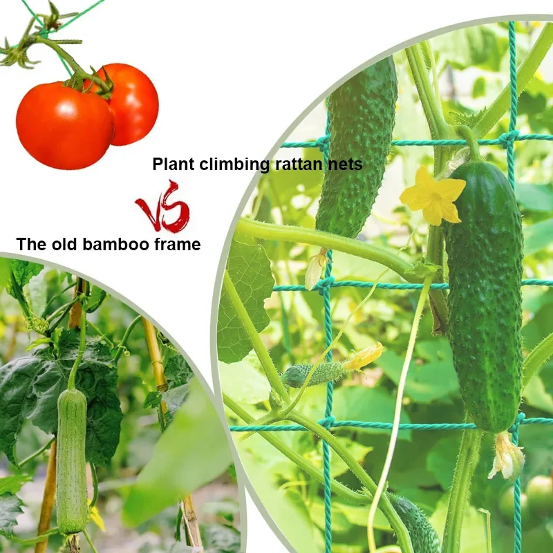 1-2Pcs Heavy Duty Polyester Tr - огляд і ціна Plant Support Trellis Netting Climbing