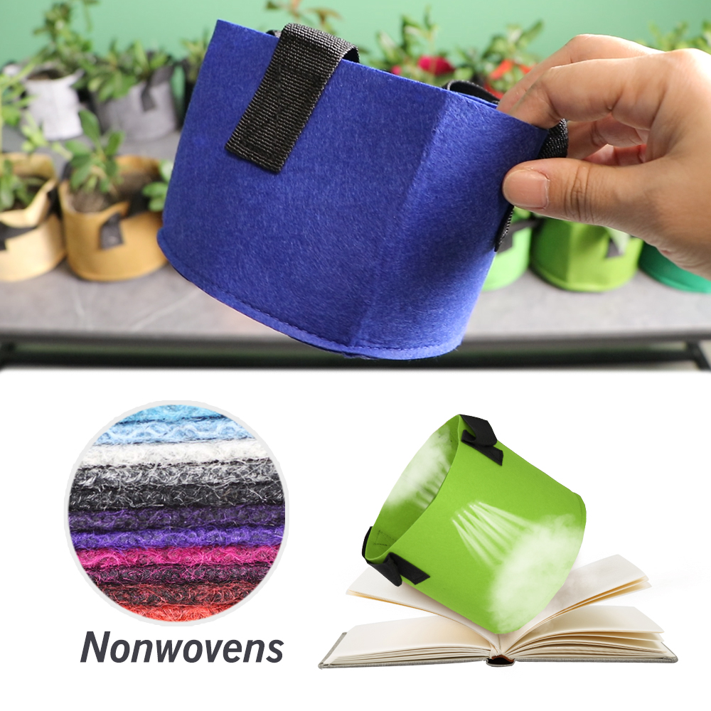5/10/15 Gallon Garde Grow Bags - огляд і ціна Plant Nursery Grow Bags Fabric 5 Gallon