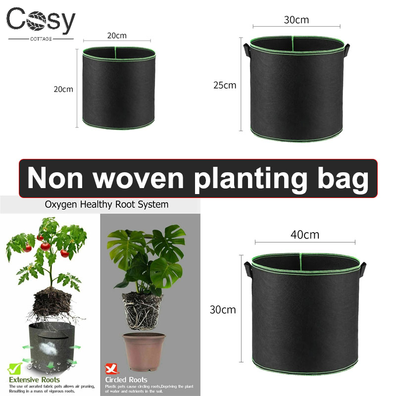 Vegetable/flower/plant Grow Ba - огляд і ціна Plant Nursery Grow Bags Fabric 5 Gallon