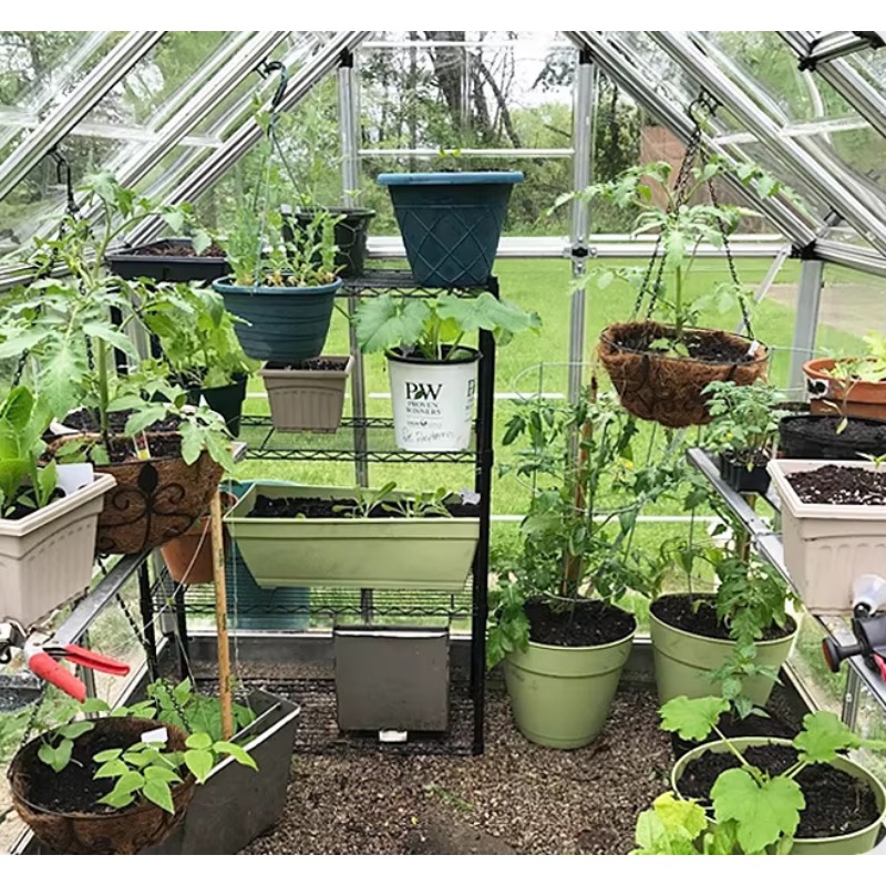 6Ft * 12ft outdoor walk-in pol - огляд і ціна Polycarbonate Greenhouse Aluminum Frame