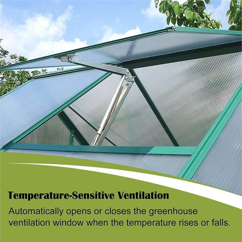B23B Solar Powered Automatic A - огляд і ціна Automatic Greenhouse Roof Vent Opener Solar