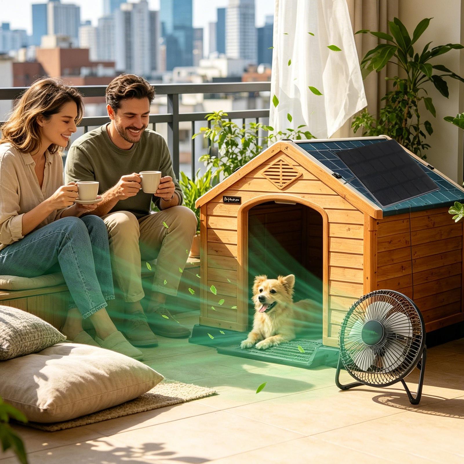 Solar Greenhouse Fan 5W Waterp - огляд і ціна Greenhouse Circulation Fan Waterproof