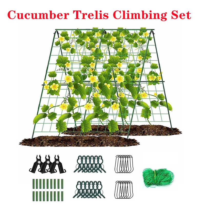Cucumber Trellis Set A-Frame F - огляд і ціна Plant Support Trellis Netting Climbing