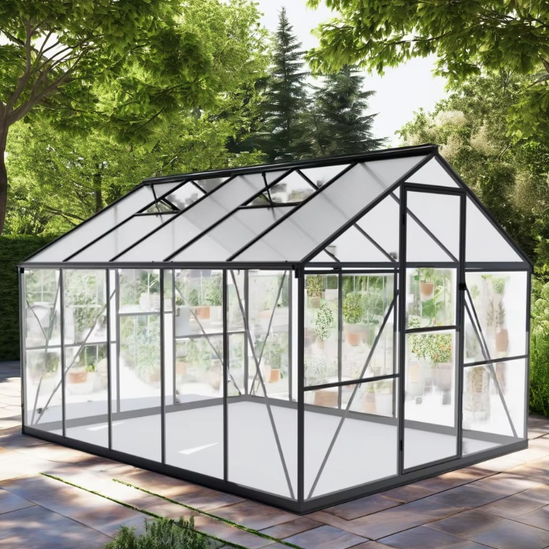 Villa Patio Home Aluminum Poly - огляд і ціна Polycarbonate Greenhouse Aluminum Frame