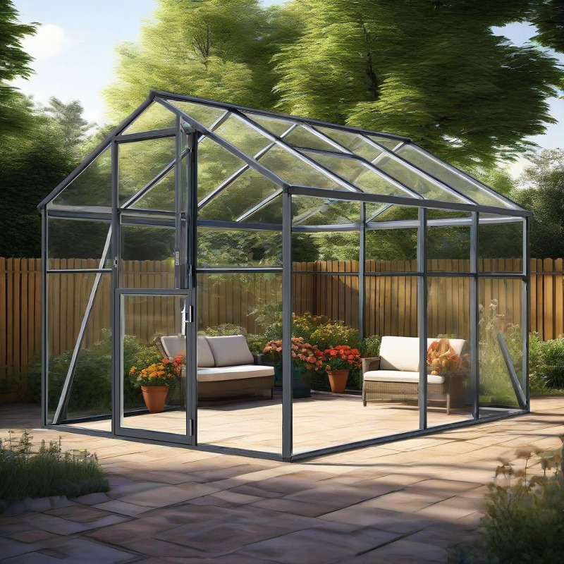 Villa Patio Home Aluminum Poly - огляд і ціна Polycarbonate Greenhouse Aluminum Frame